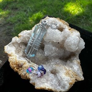 Metal wrap pendant